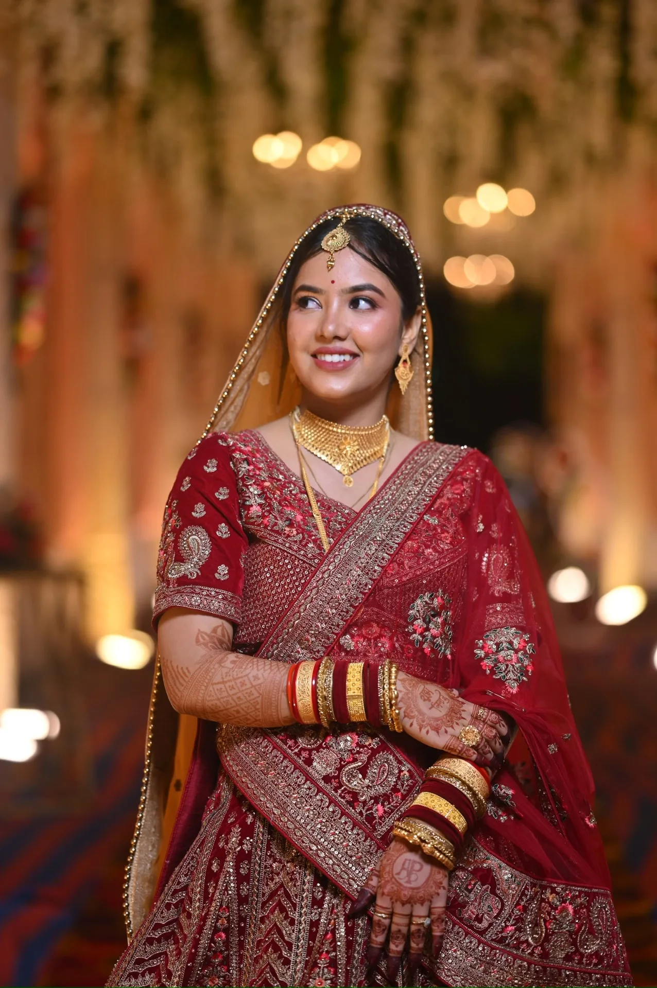 Priyadarsini — bridal makeup in Odisha by Romma, finished bridal look